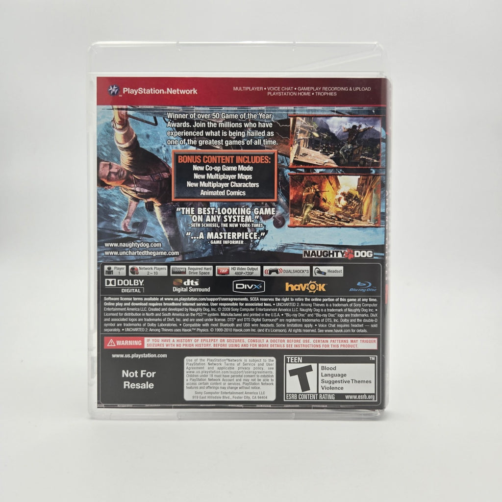 Uncharted 2: Among Thieves GOTY (Playstation 3) CIB Complete Authentic Tested