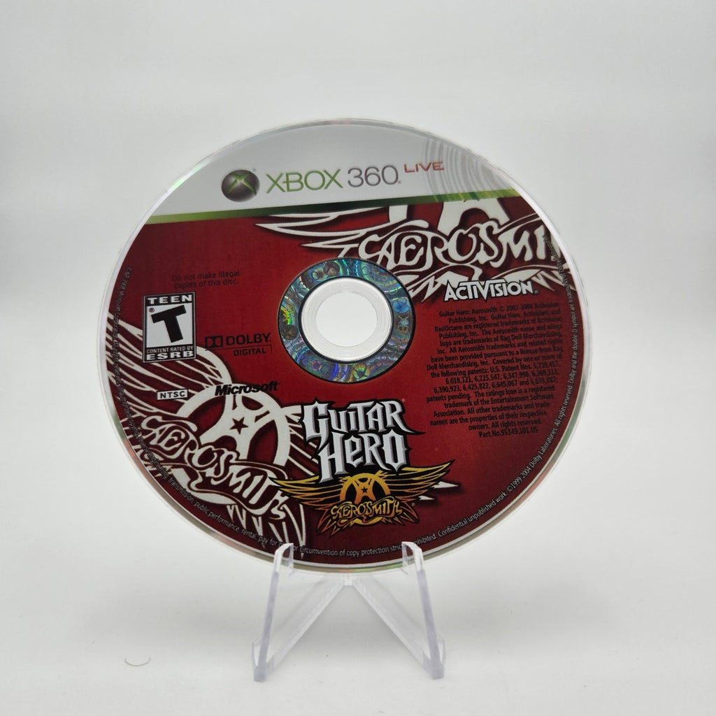 Guitar Hero: Aerosmith (Xbox 360) CIB Complete Authentic Tested