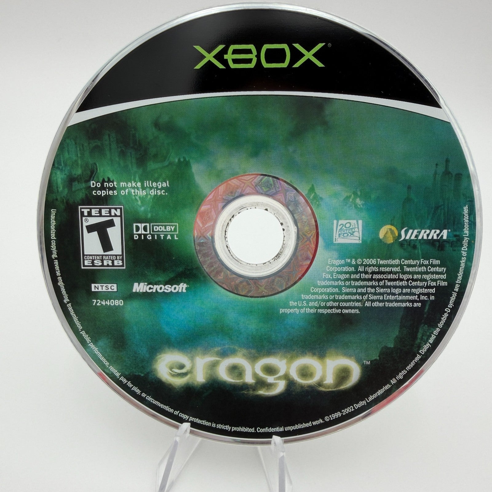 Eragon (XBOX) Authentic Tested Disc Only