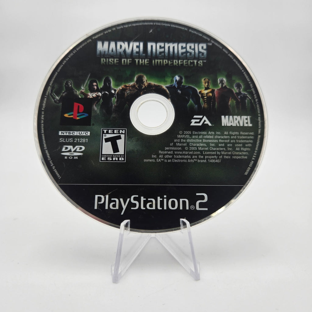 Marvel Nemesis: Rise of the Imperfects (Playstation 2) Authentic Disc Only