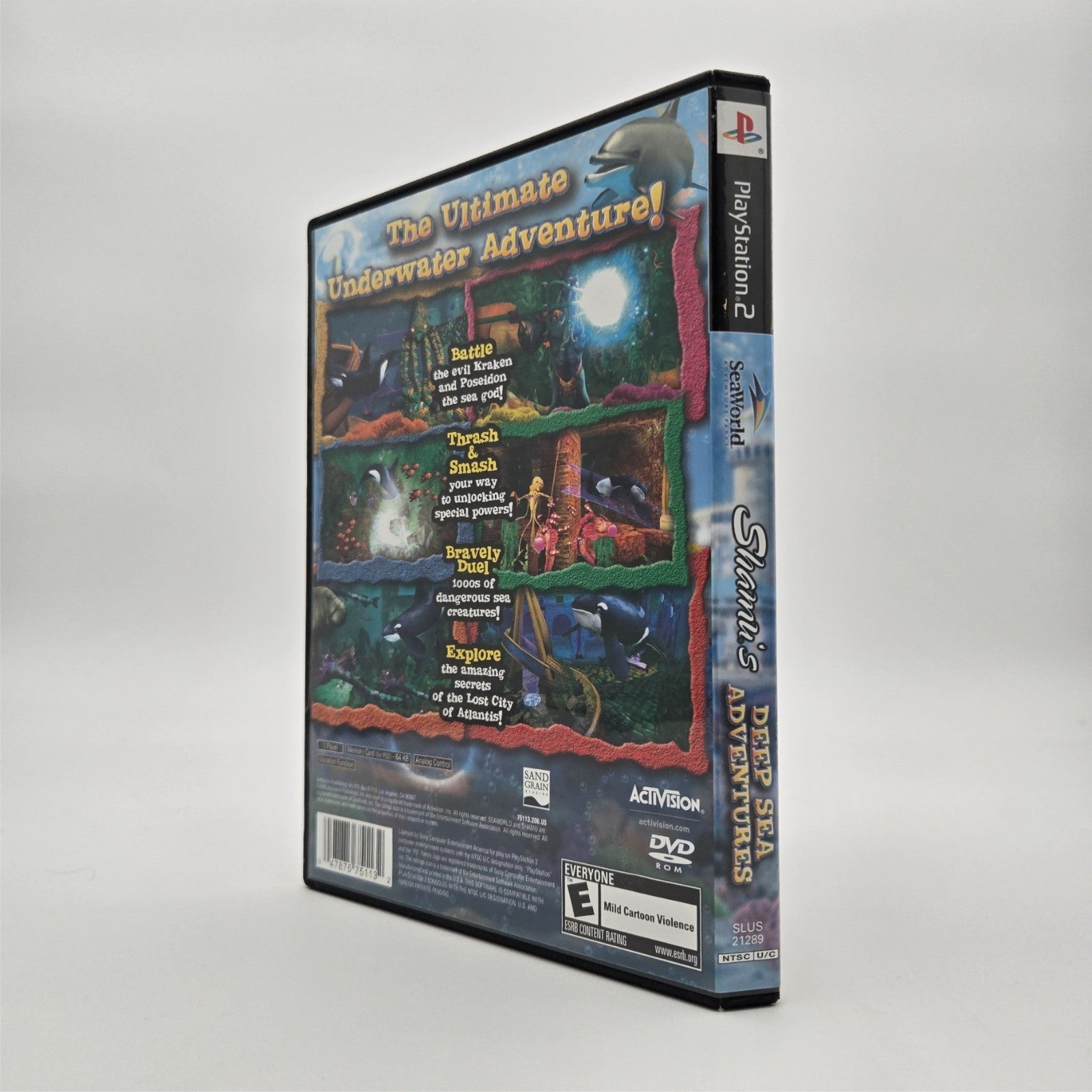 SeaWorld: Shamu's Deep Sea Adventures (Playstation 2) No Manual