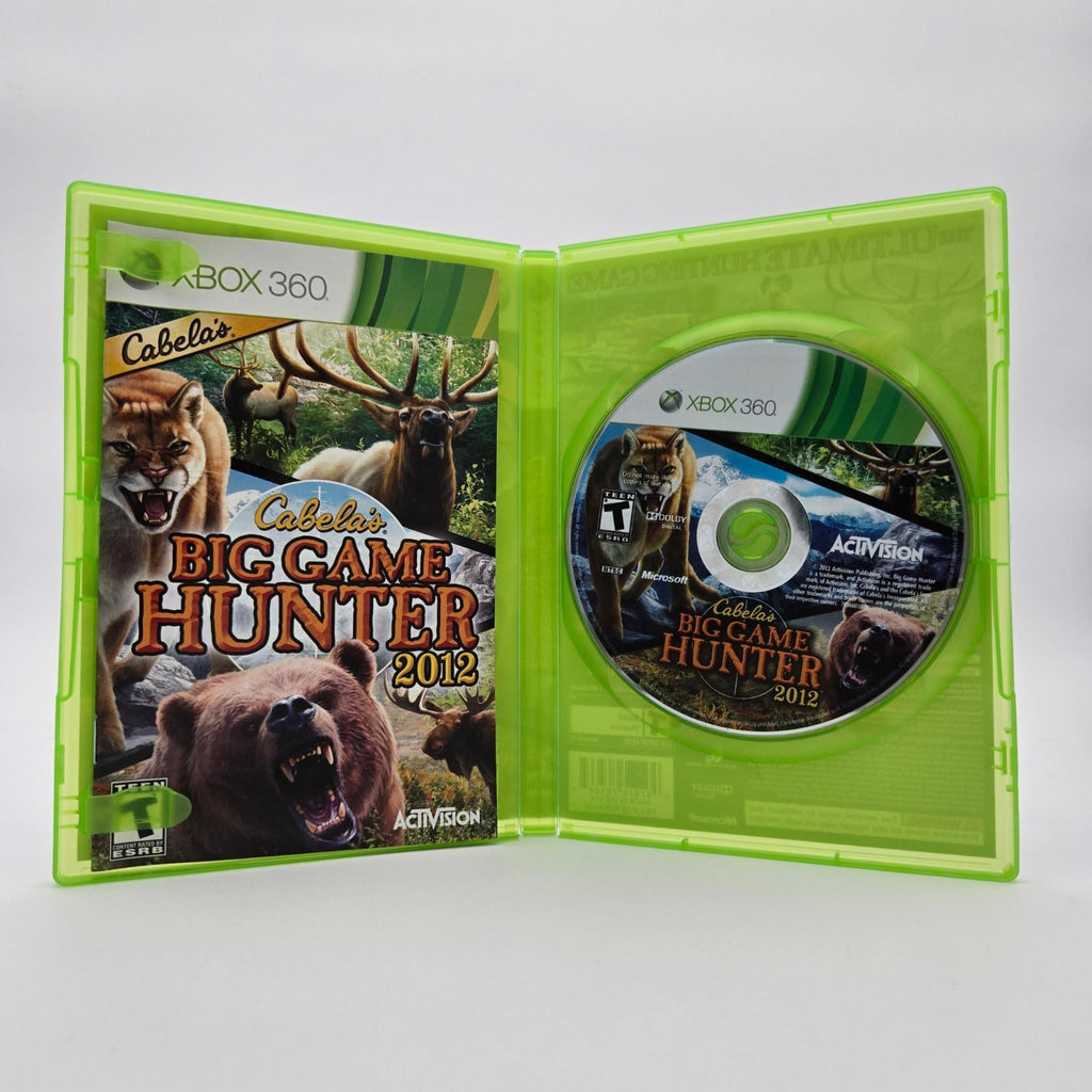Cabela's Big Game Hunter 2012 (Xbox 360) CIB Complete Authentic Tested