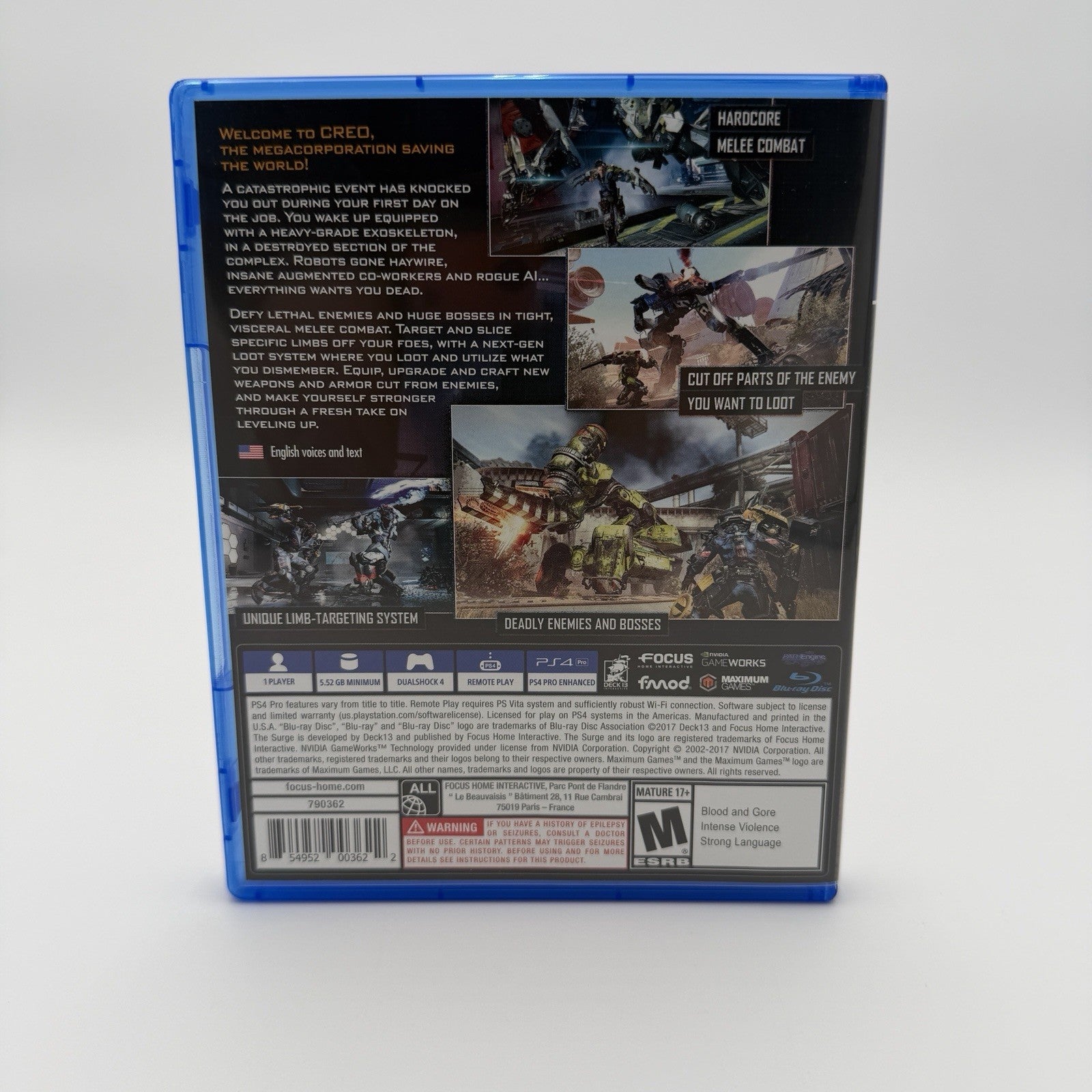 The Surge (PS4) CIB Complete Authentic Tested