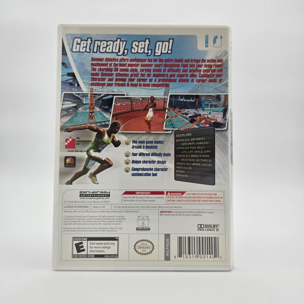 Summer Athletics: The Ultimate Challenge (Wii) CIB Complete Authentic Tested