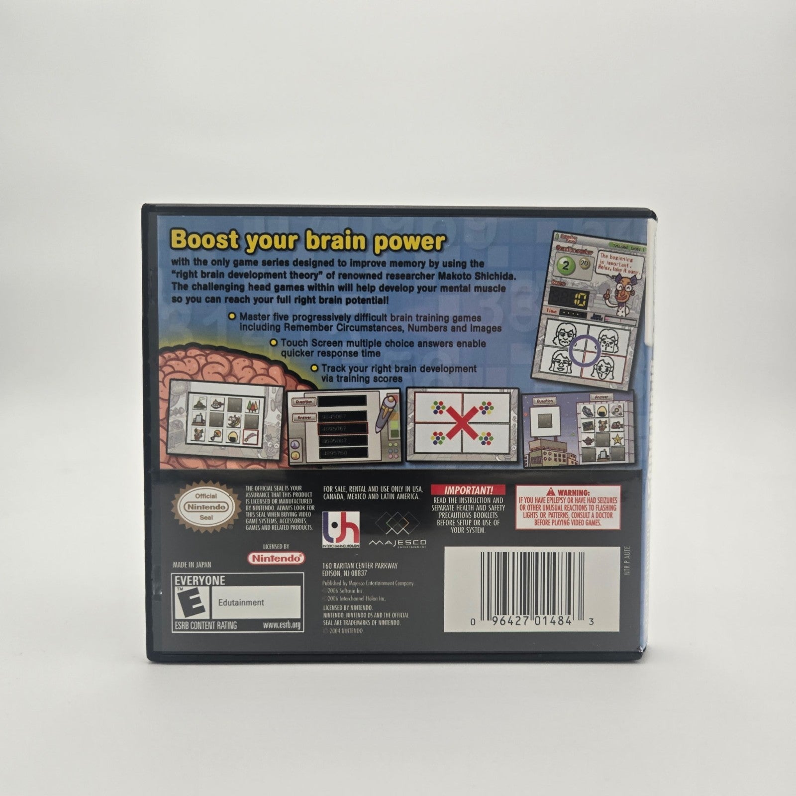 Brain Boost: Gamma Wave (DS) CIB Complete Authentic Tested