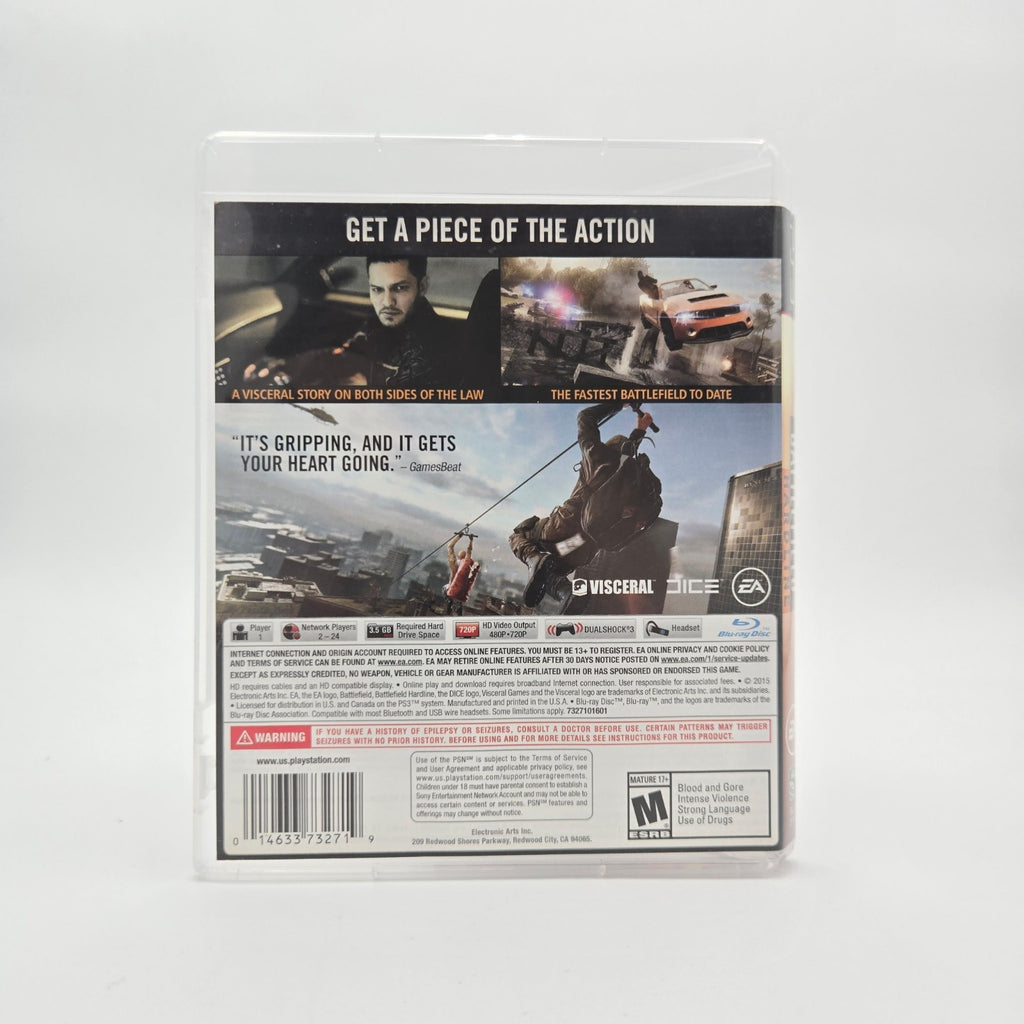 Battlefield Hardline (Playstation 3) CIB Complete Authentic Tested
