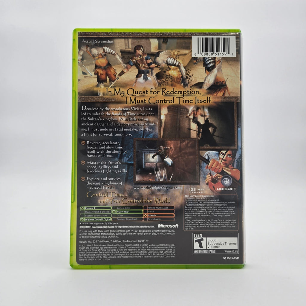 Prince of Persia: The Sands of Time (XBOX) CIB Complete Authentic Tested