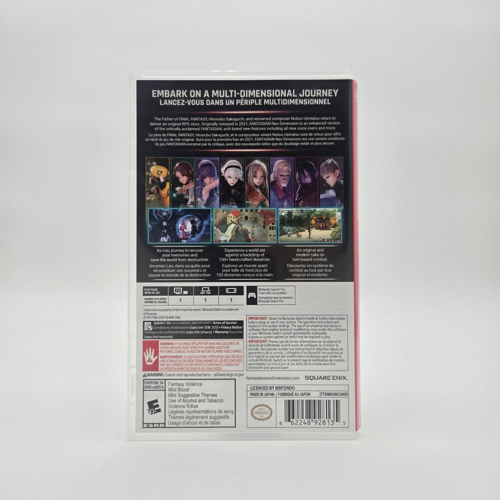 Fantasian Neo Dimension (Switch) CIB Complete Authentic Tested