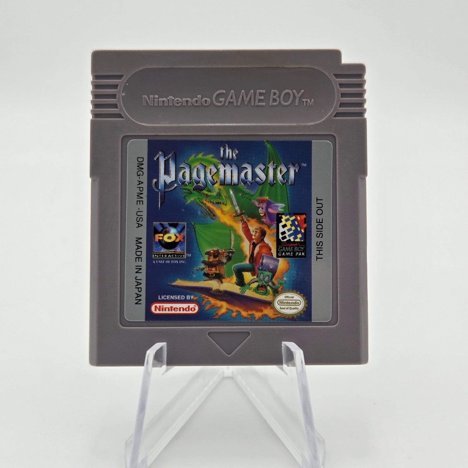 The Pagemaster (Nintendo Gameboy) Authentic Tested Cart Only