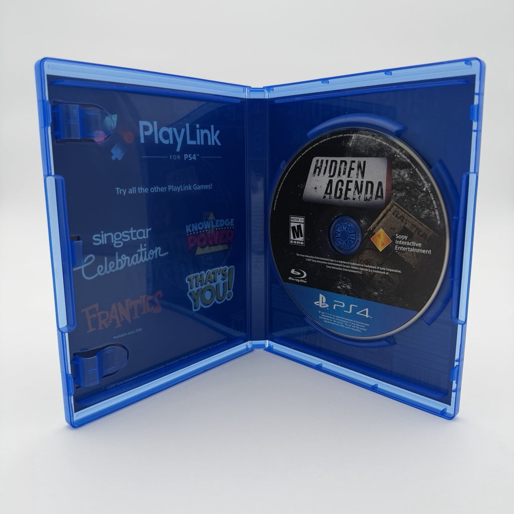 Hidden Agenda (PS4) CIB Complete Authentic Tested