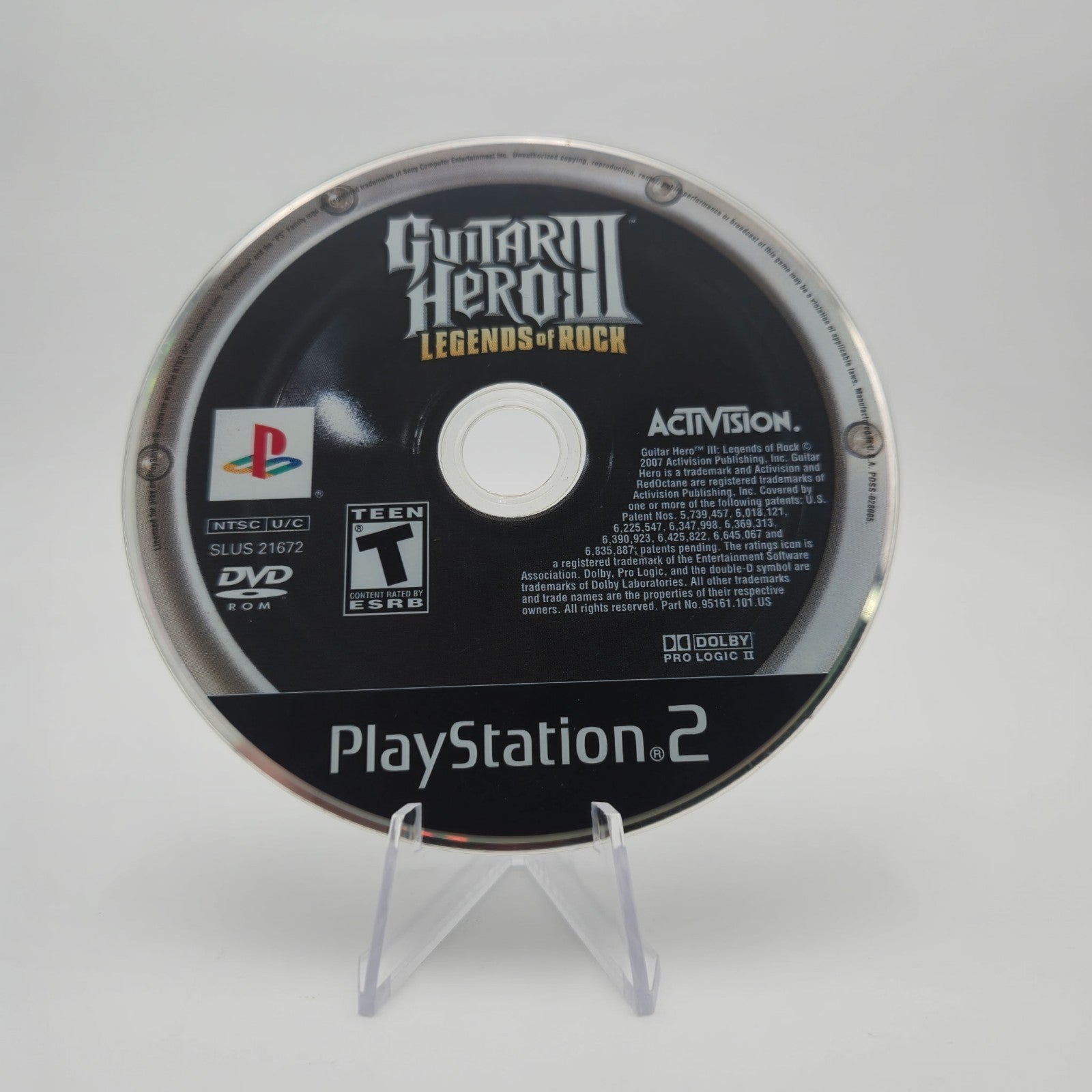 Guitar Hero III: Legends of Rock (Playstation 2) CIB Complete Authentic Tested