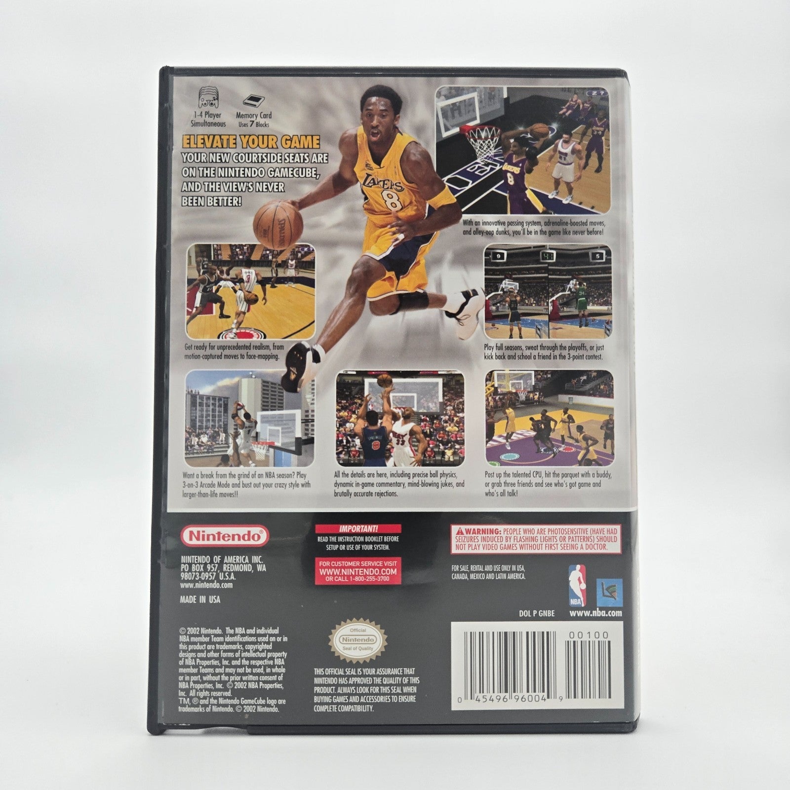 NBA Courtside 2002 (Gamecube) Authentic Tested No Manual