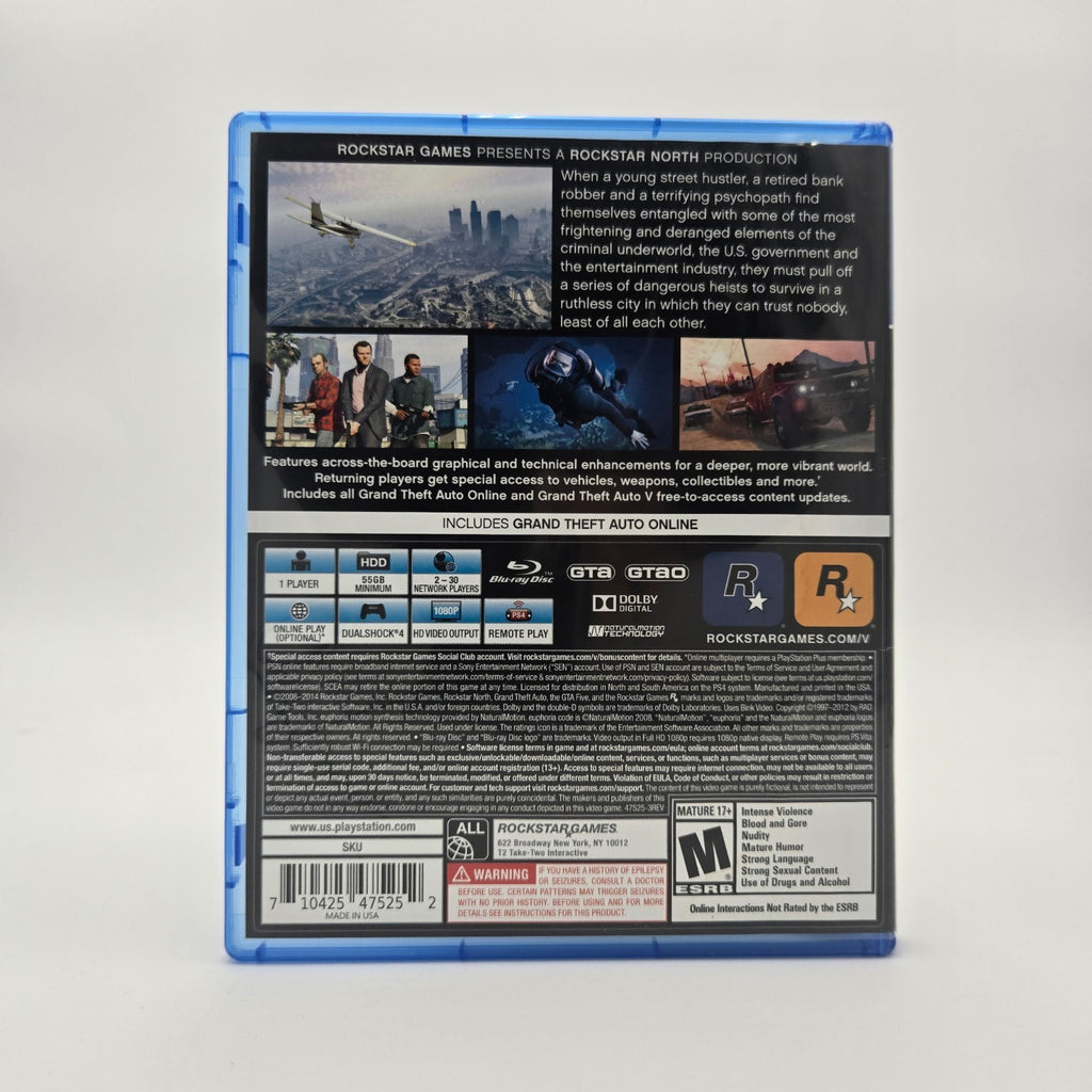 Grand Theft Auto 5 (Playstation 4) CIB Complete Authentic Tested