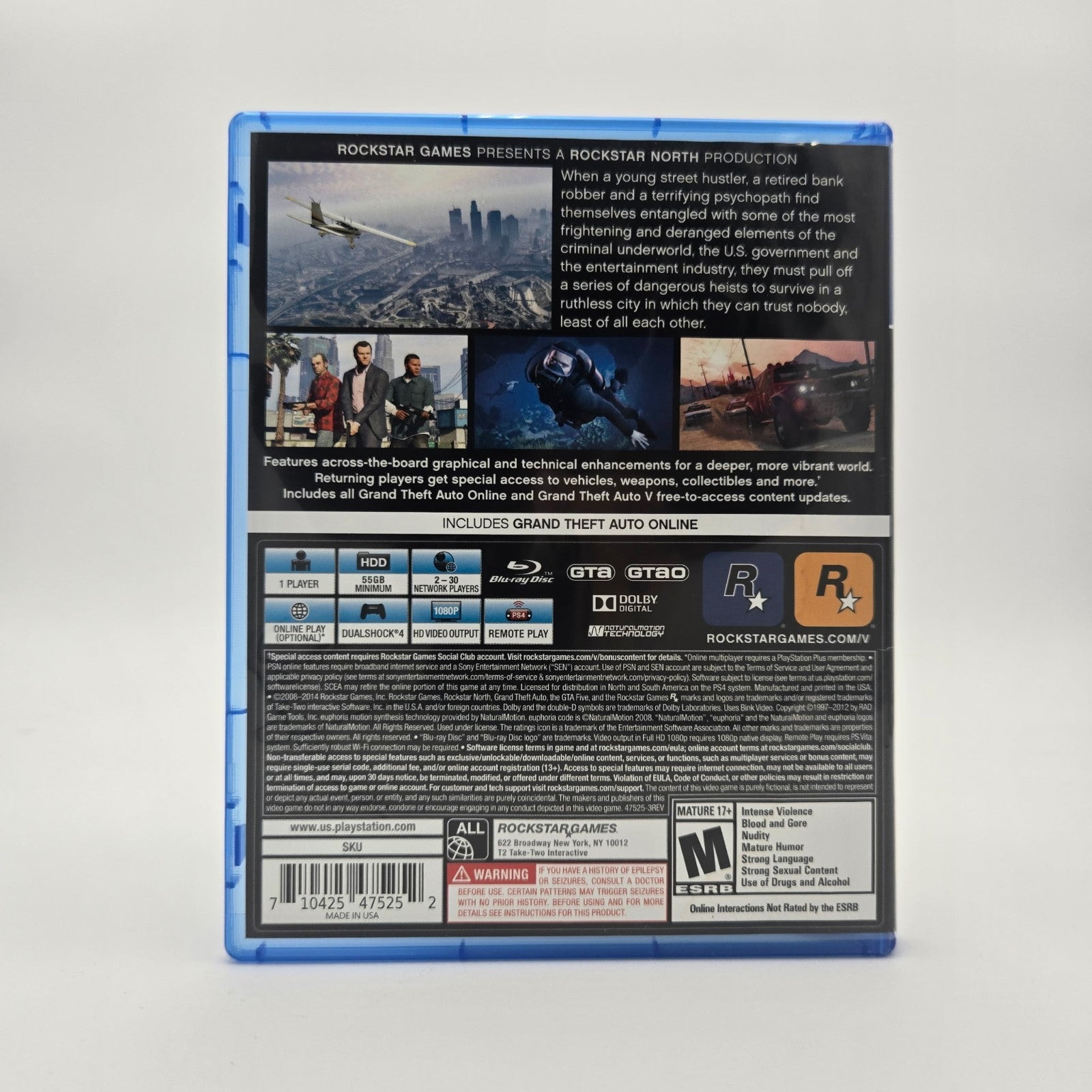 Grand Theft Auto 5 (Playstation 4) CIB Complete Authentic Tested