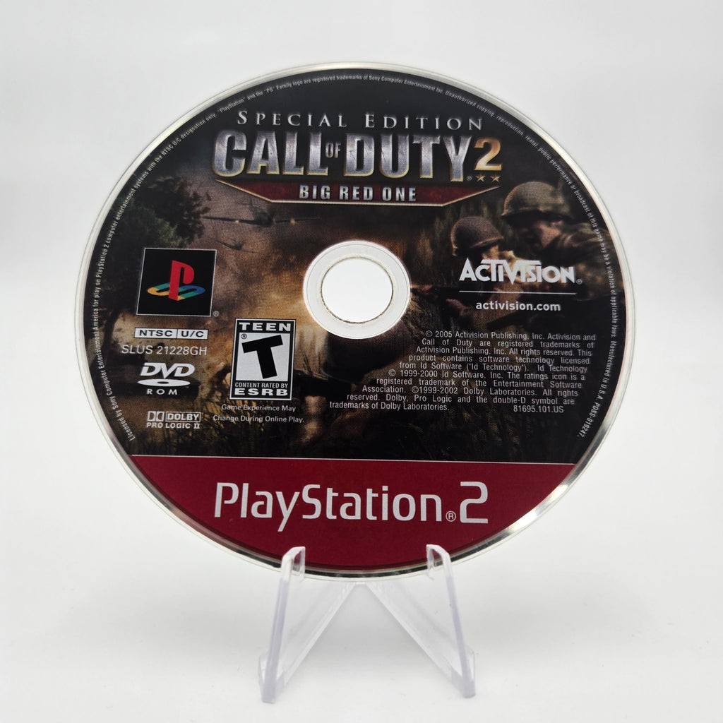 Call of Duty 2: Big Red One (Playstation 2) Authentic Tested Disc Only