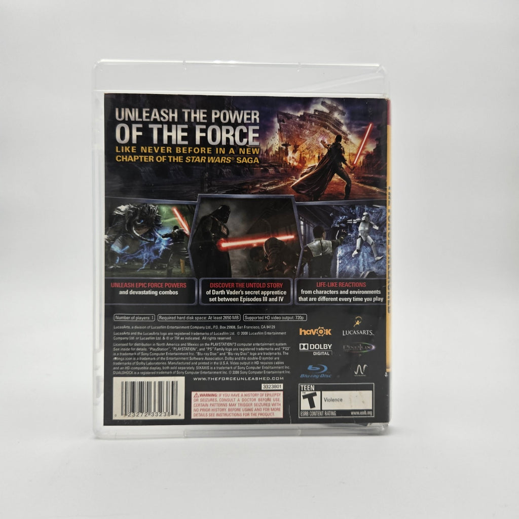 Star Wars: The Force Unleashed (Playstation 3) CIB Complete Authentic Tested