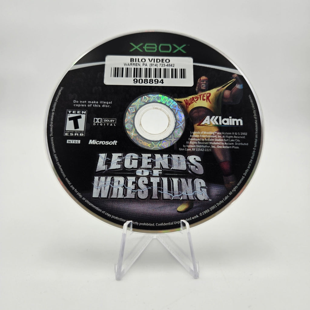 Legends of Wrestling (XBOX) Authentic Tested No Manual
