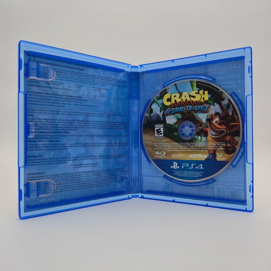 Crash Bandicoot N. Sane Trilogy (Playstation 4) CIB Complete Authentic Tested