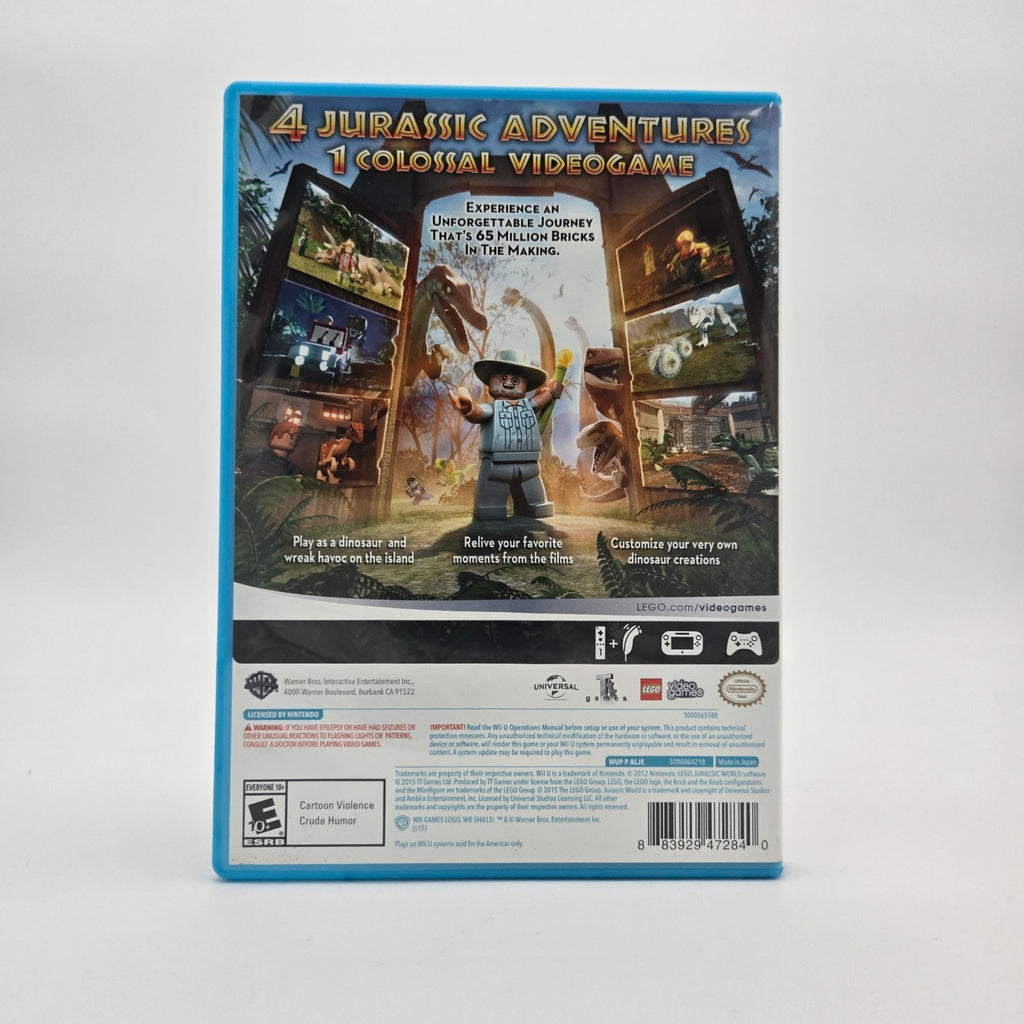 LEGO Jurassic World (Wii U) CIB Complete Authentic Tested