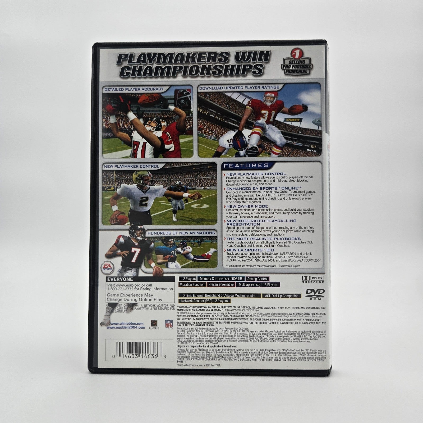 Madden NFL 2004 (Playstation 2) CIB Complete Authentic Tested