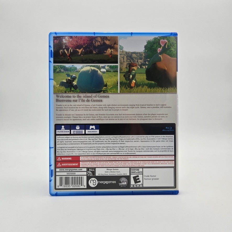 Yonder: The Cloud Catcher Chronicles (Playstation 4) CIB Complete Authentic