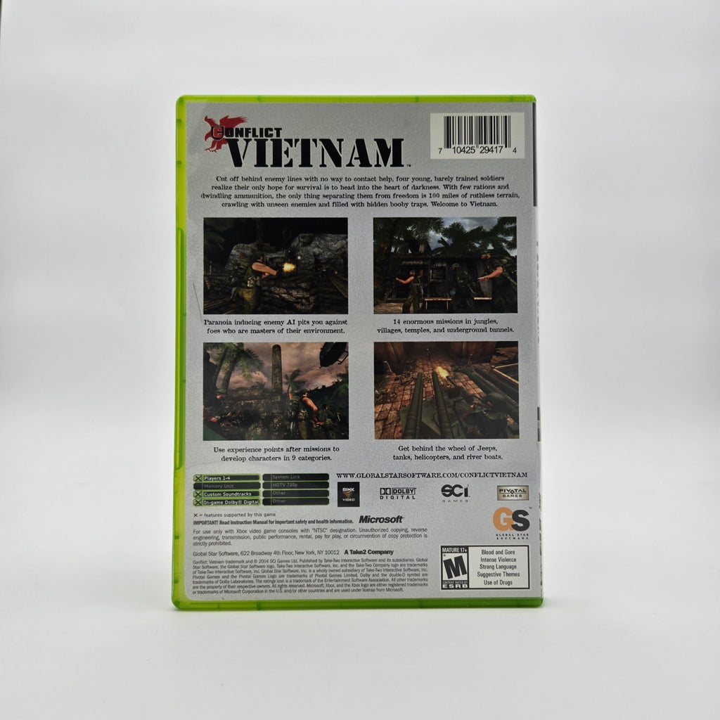 Conflict Vietnam (XBOX) Authentic Tested No Manual