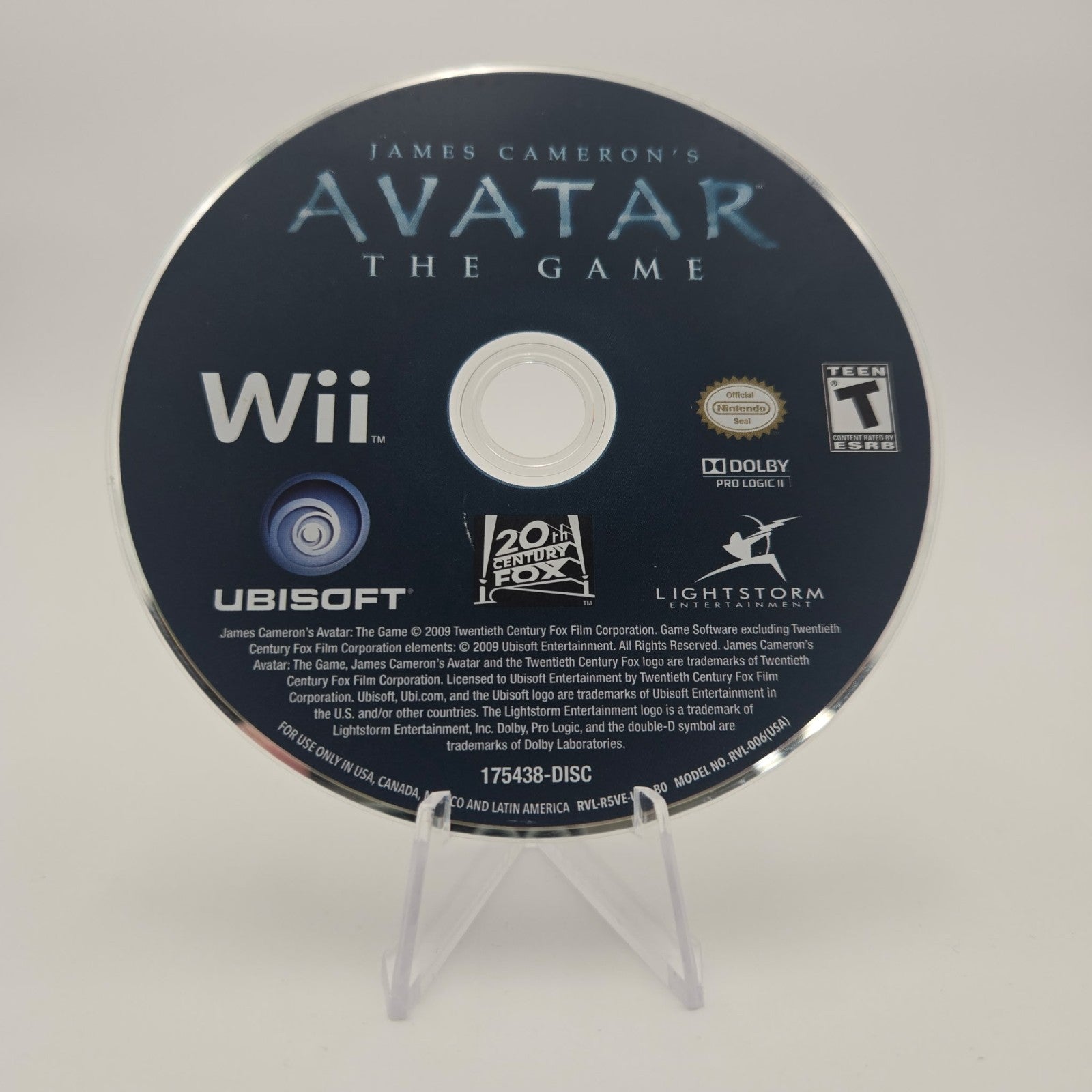 Avatar The Game (Wii) Authentic Tested No Manual