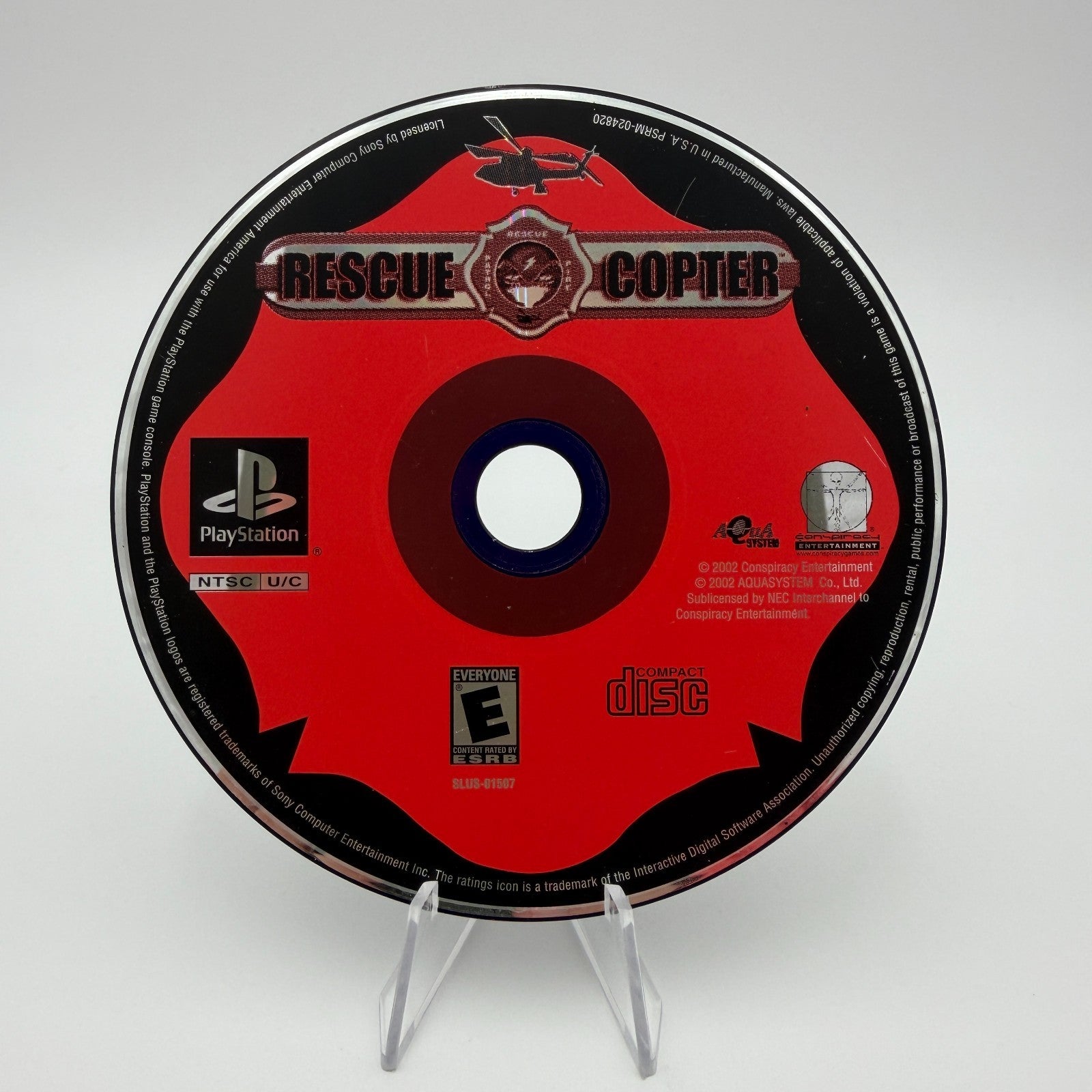 Rescue Copter (PS1) Authentic Tested Disc Only