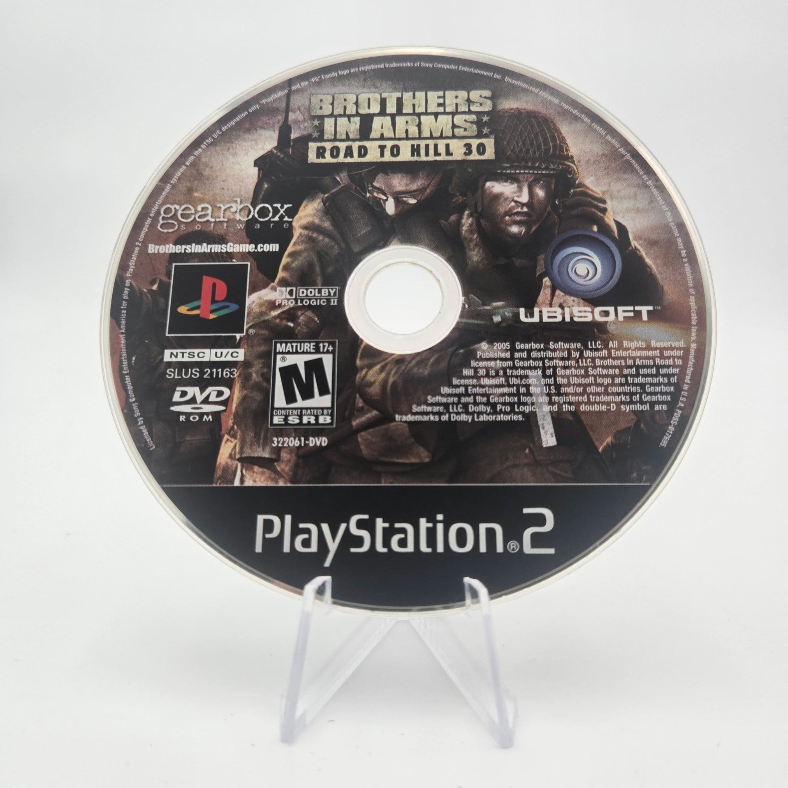 Brothers In Arms: Road to Hill 30 (Playstation 2) Authentic Tested No Manual