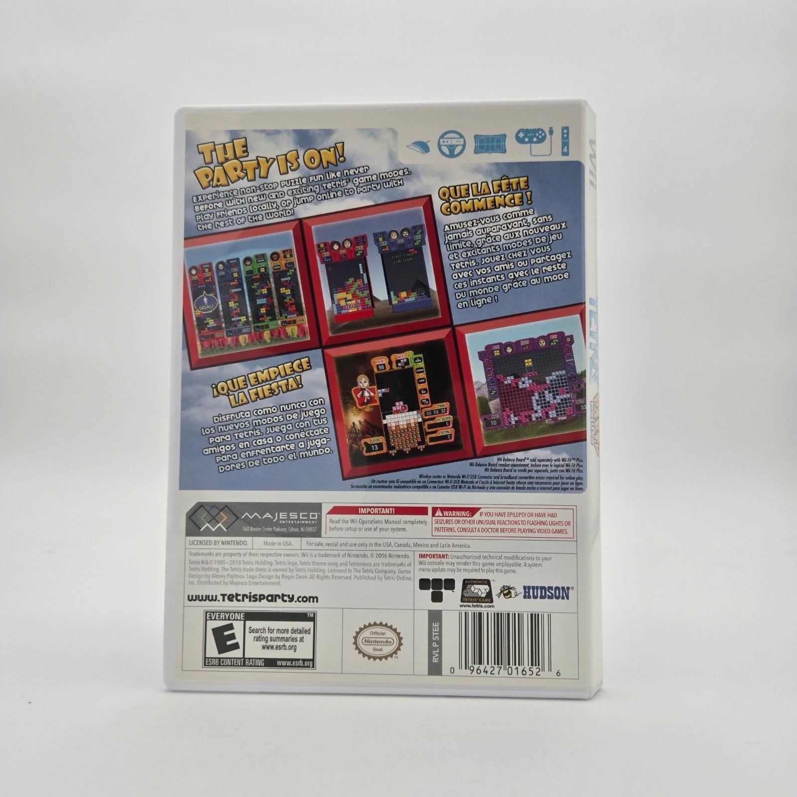 Tetris Party Deluxe (Wii) CIB Complete Authentic Tested