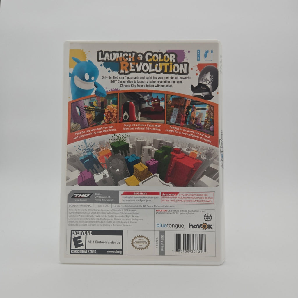 deBlob (Wii) Authentic Tested No Manual