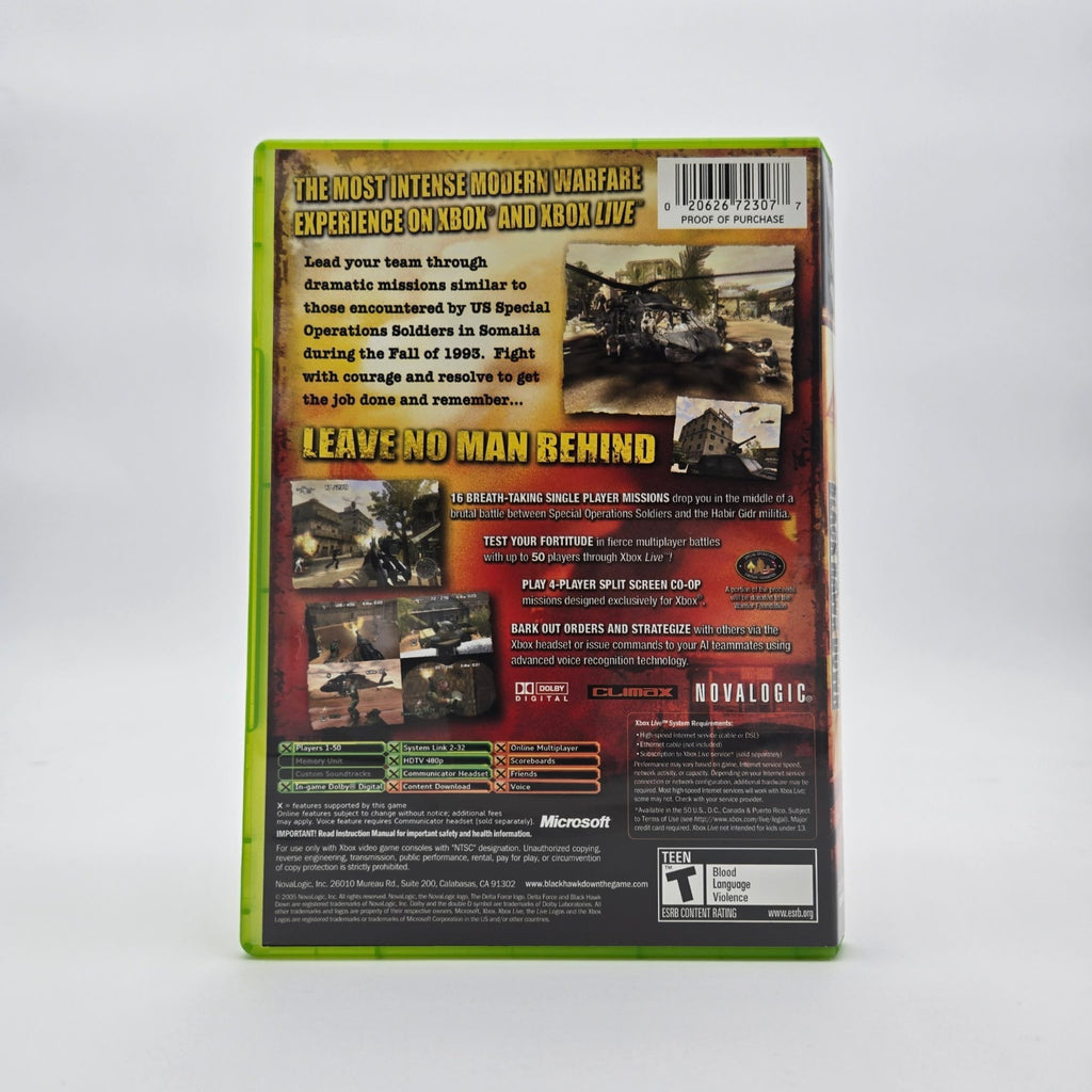 Delta Force: Black Hawk Down (XBOX) Authentic Tested No Manual