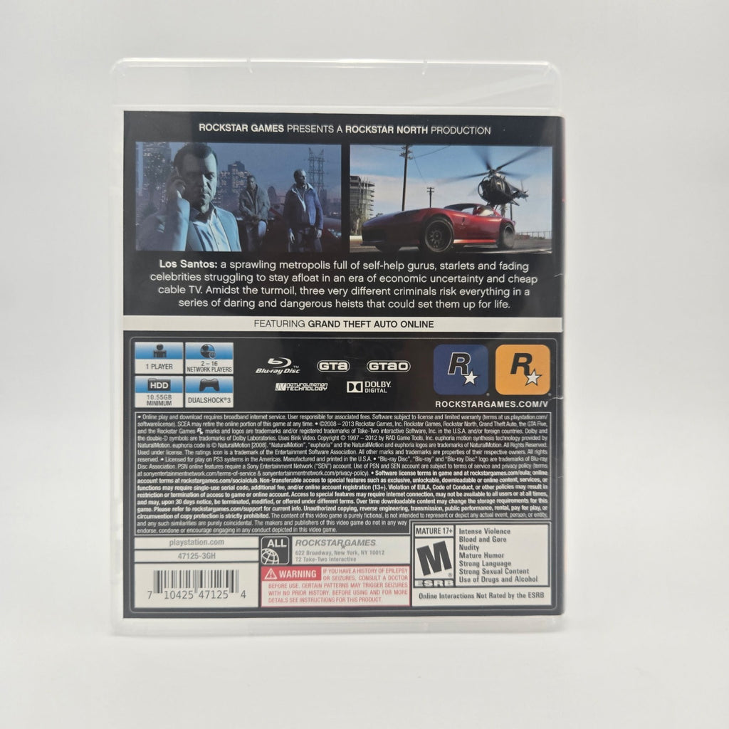Grand Theft Auto 5 (Playstation 3) Authentic Tested No Manual