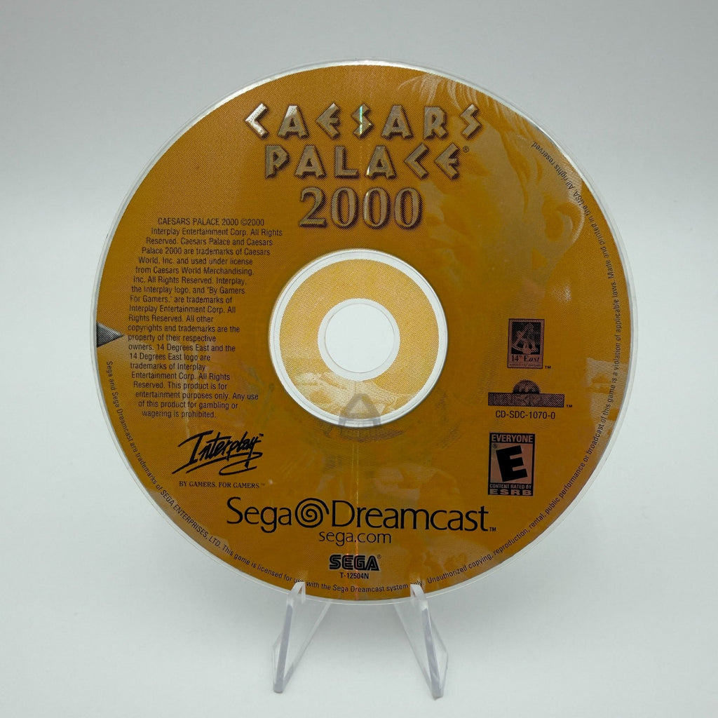 Caesar's Palace 2000 (Dreamcast) Authentic Tested Disc Only
