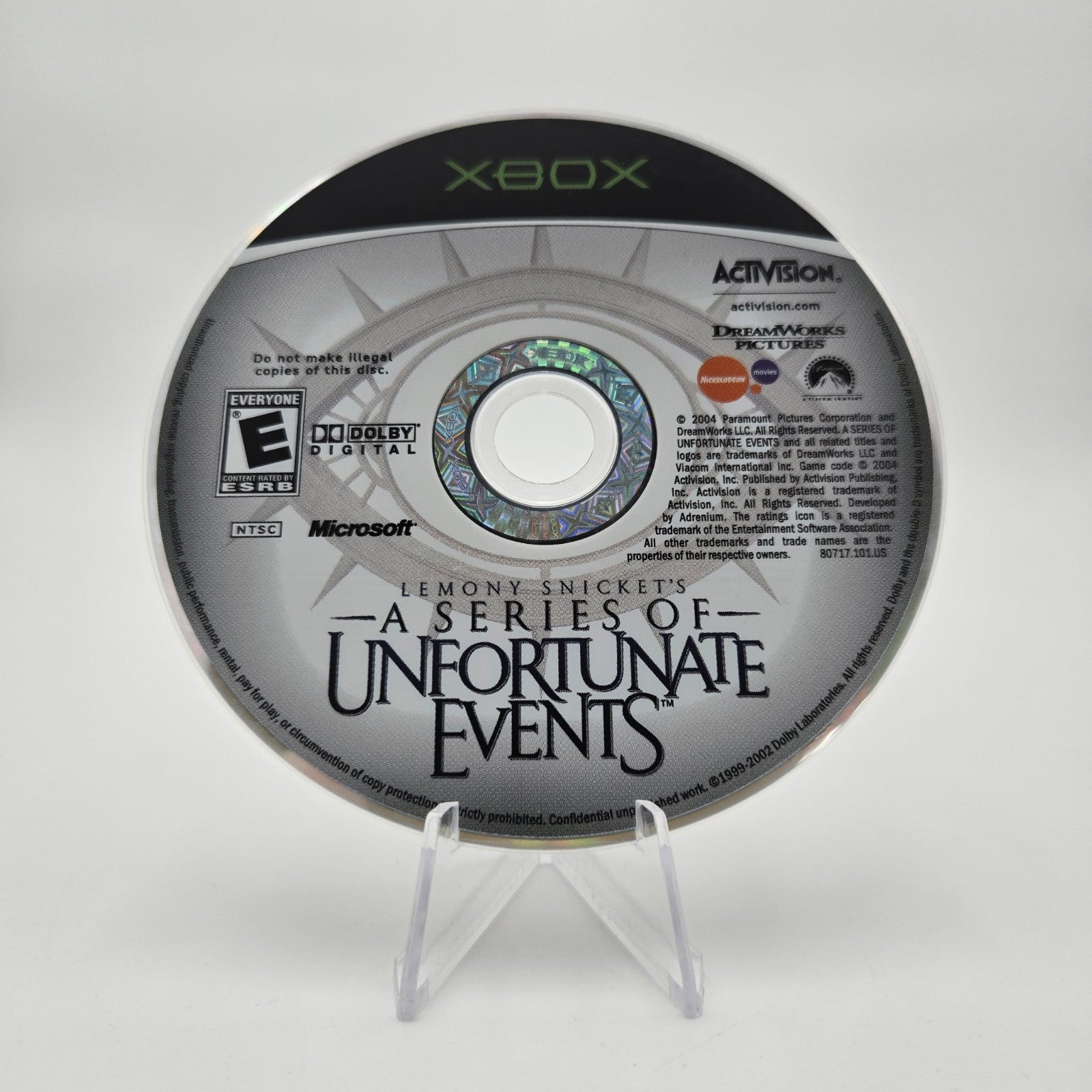 A Series of Unfortunate Events (XBOX) Authentic Tested No Manual