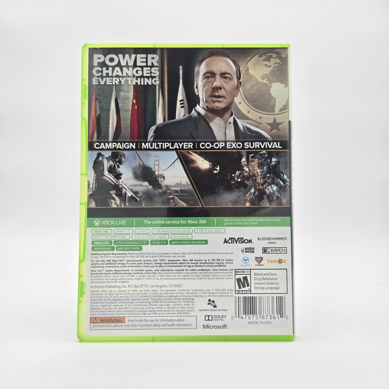 Call of Duty: Advanced Warfare (Xbox 360) CIB Complete Authentic Tested