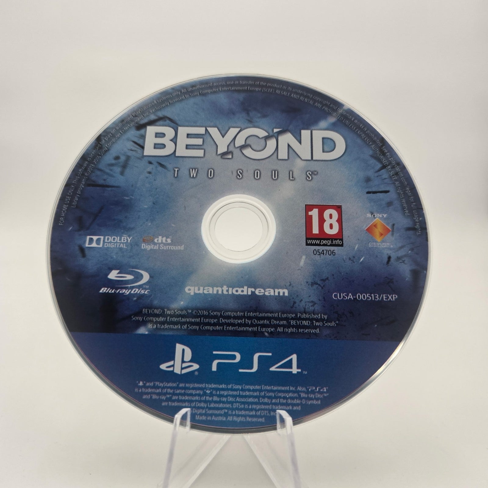 Beyond Two Souls (PS4) Authentic Tested Disc Only