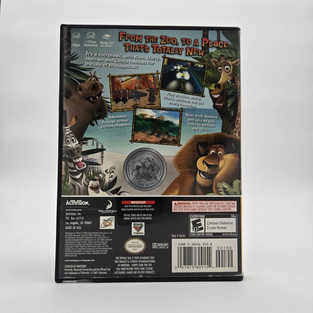 Madagascar (Gamecube) CIB Complete Authentic Tested