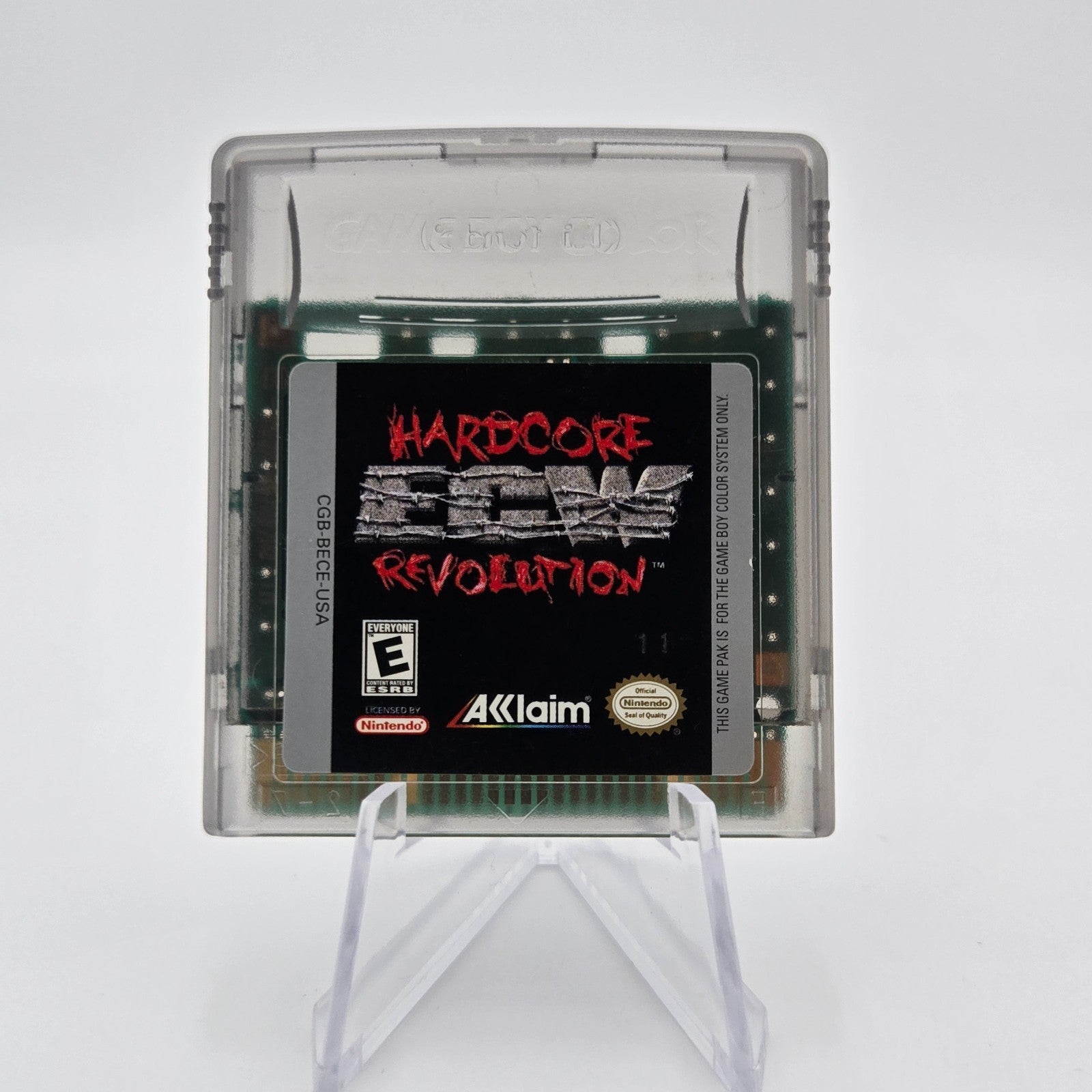 ECW: Hardcore Revolution (Nintendo Gameboy Color) Authentic Tested Cart Only