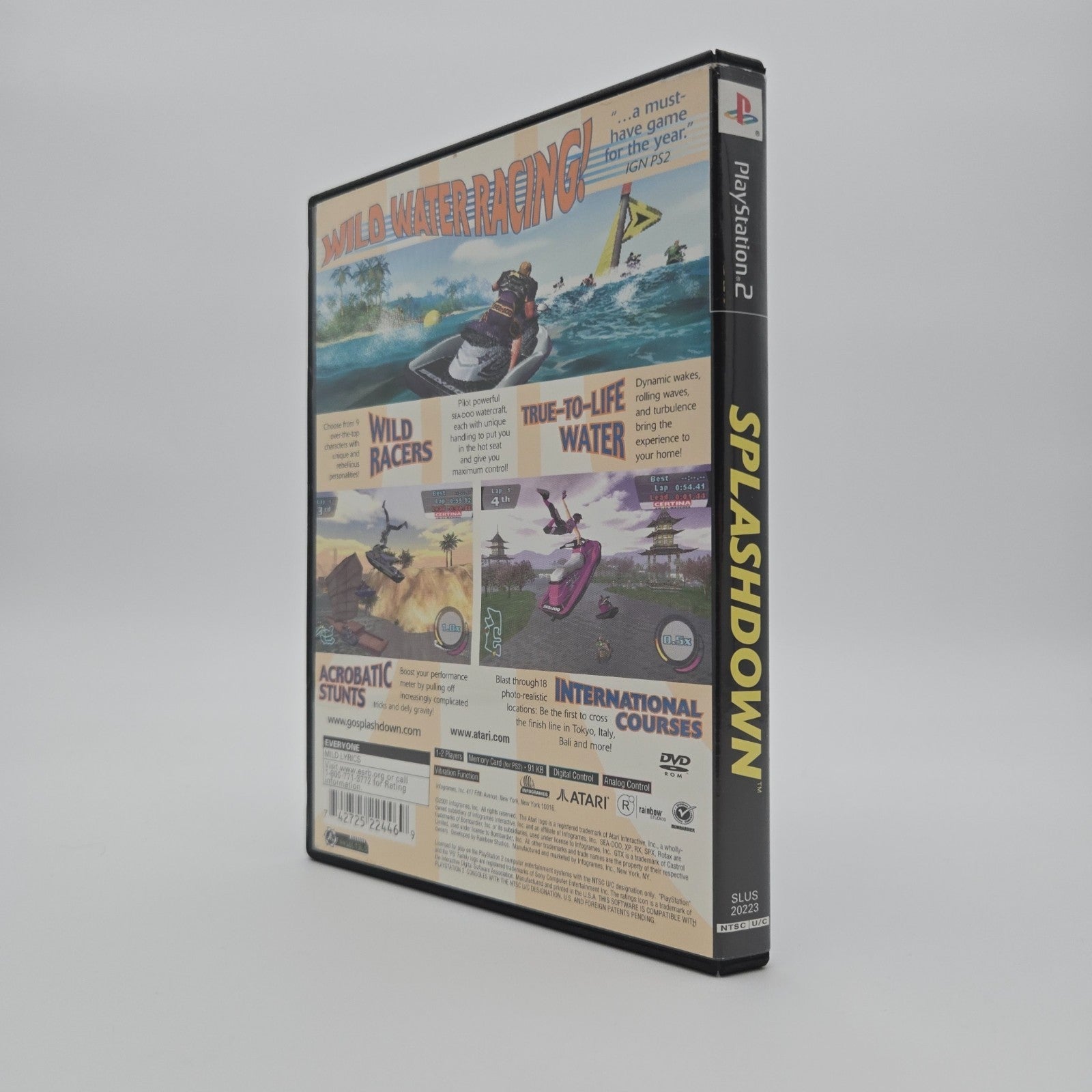 Splashdown (Playstation 2) Authentic Tested No Manual