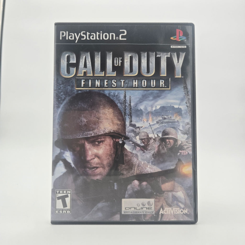 Call of Duty Finest Hour (Playstation 2) CIB Complete Authentic Tested