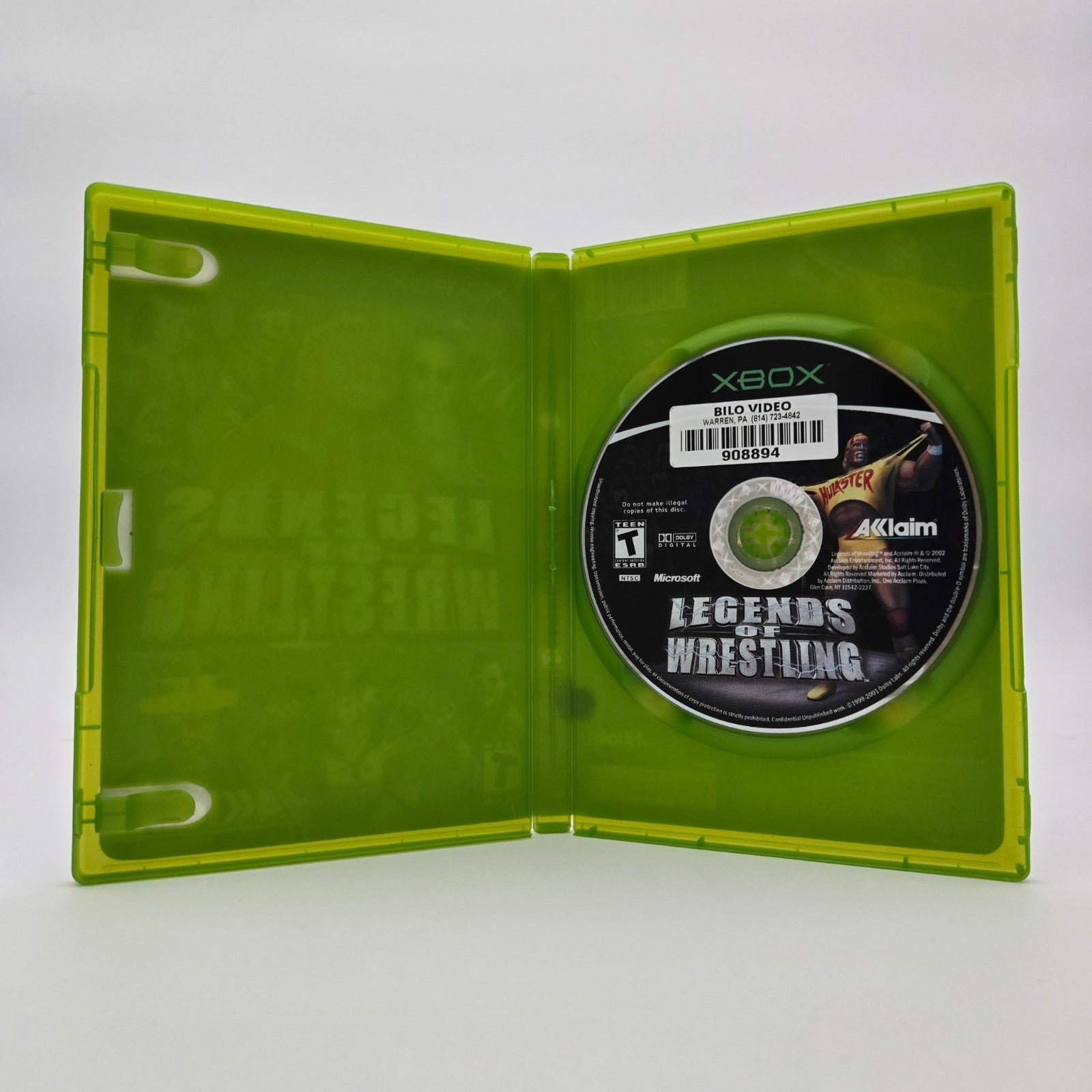 Legends of Wrestling (XBOX) Authentic Tested No Manual