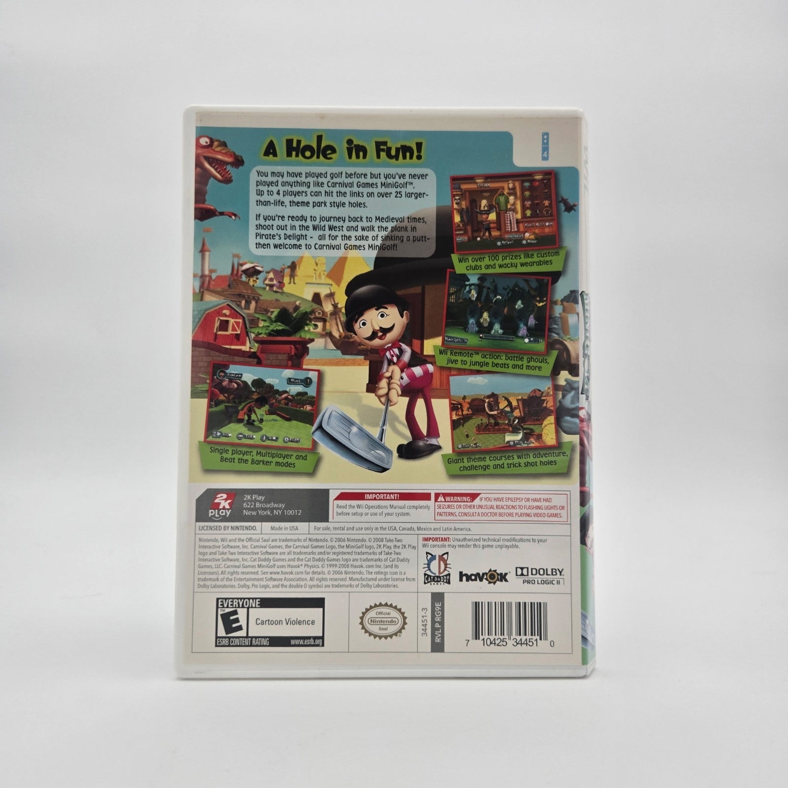 Carnival Minigolf (Wii) CIB Complete Authentic Tested