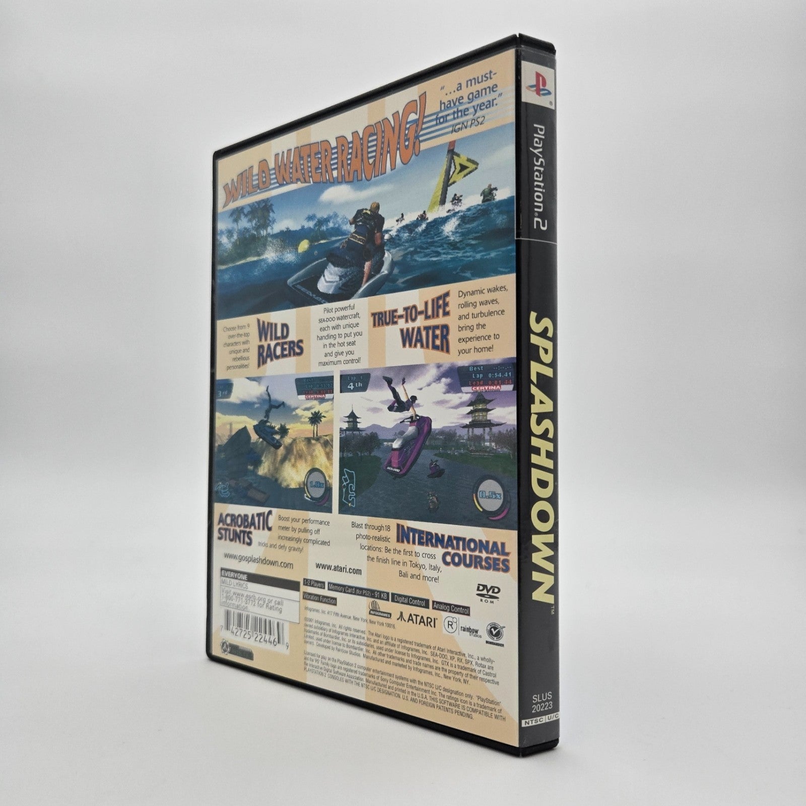 Splashdown (Playstation 2) Authentic Tested No Manual