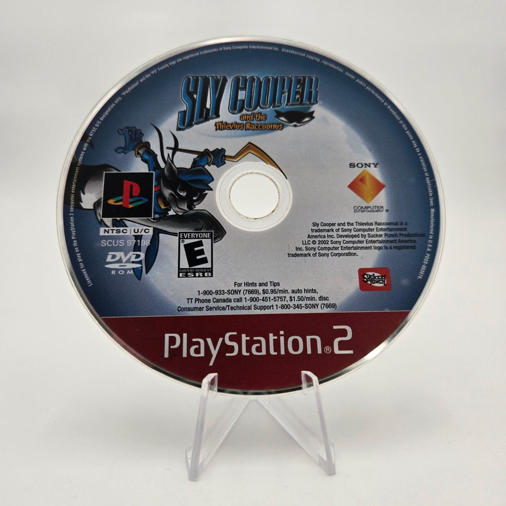 Sly Cooper and the Thievius Raccoonus (Playstation 2) Authentic Tested Disc Only
