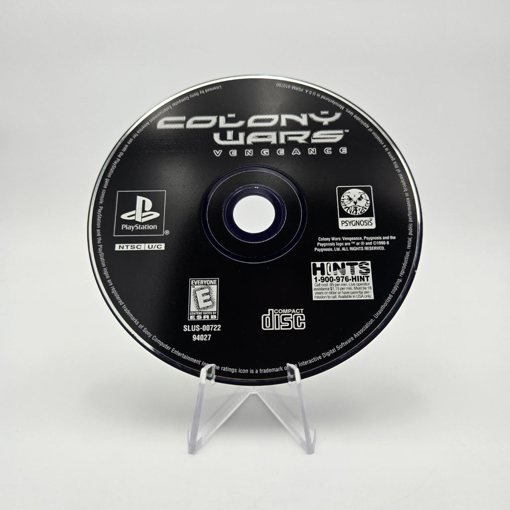 Colony Wars: Vengeance (Playstation 1) CIB Complete Authentic Tested