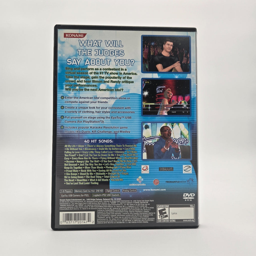 Karaoke Revolution: American Idol (Playstation 2) CIB Complete Authentic Tested