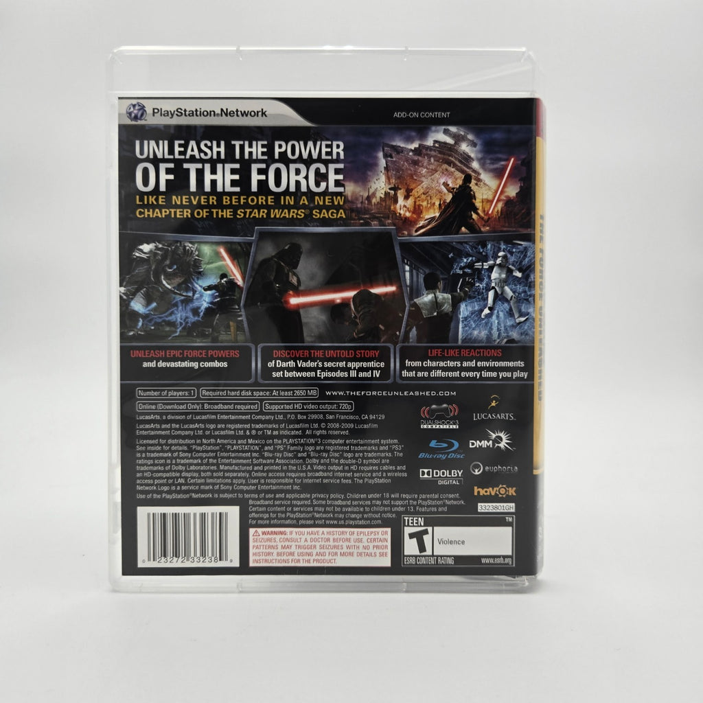 Star Wars The Force Unleashed (Playstation 3) CIB Complete Authentic Tested