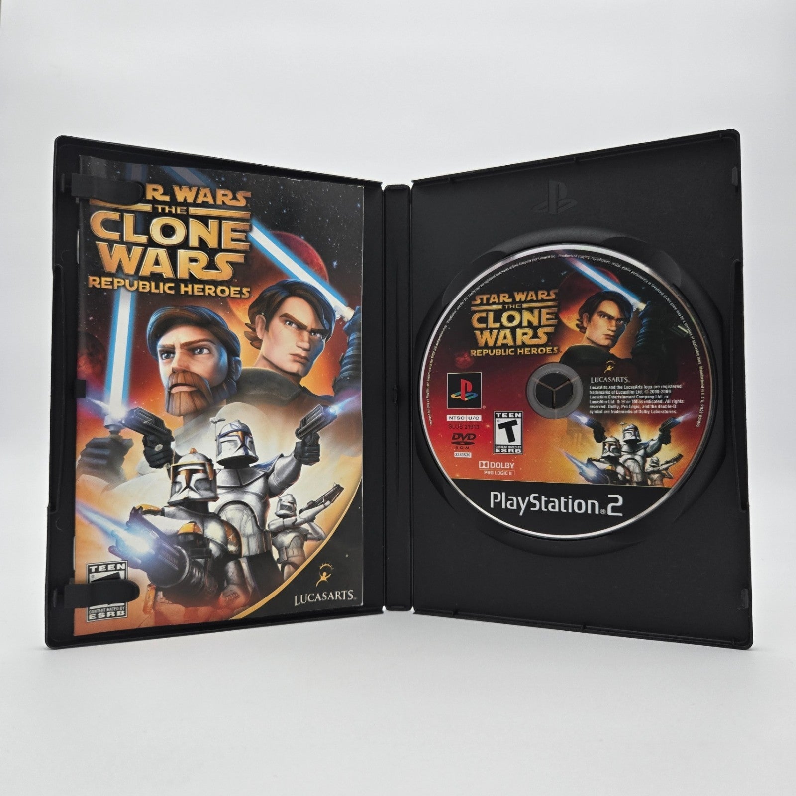 Star Wars The Clone Wars: Republic Heroes (Playstation 2) CIB Authentic Tested