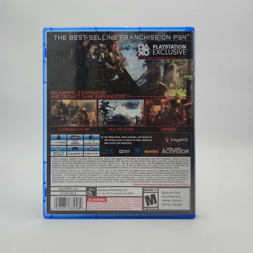 Call of Duty: Black Ops 3 (Playstation 4) CIB Complete Authentic Tested